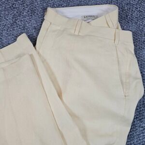 Lauren Ralph Lauren Mens Linen Trim Fit Dress Pants‎ Size 38x30 Yellow